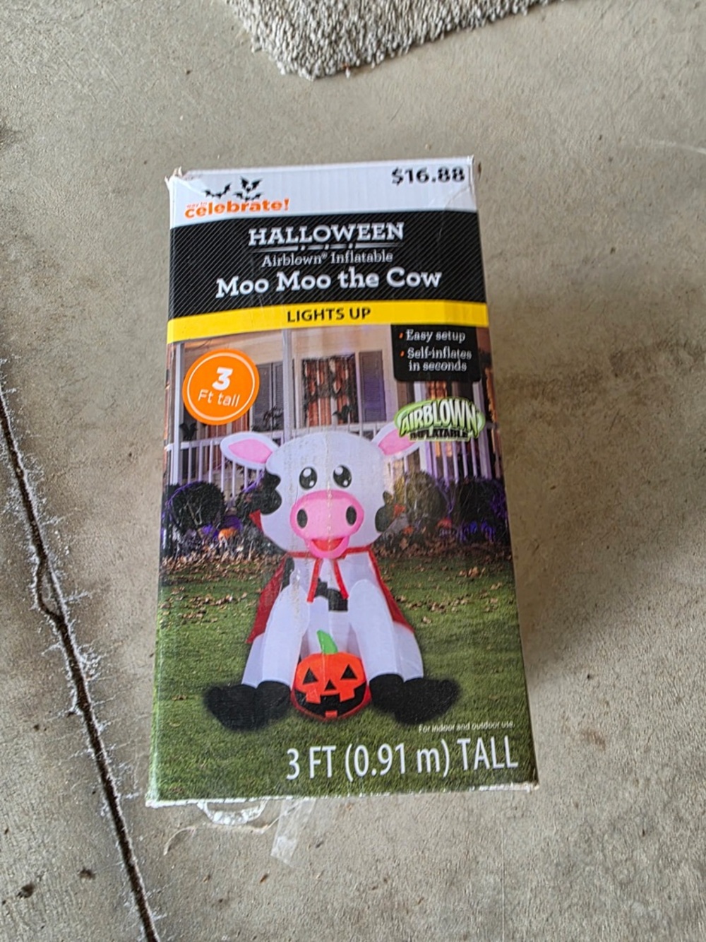 Halloween cow inflatable
